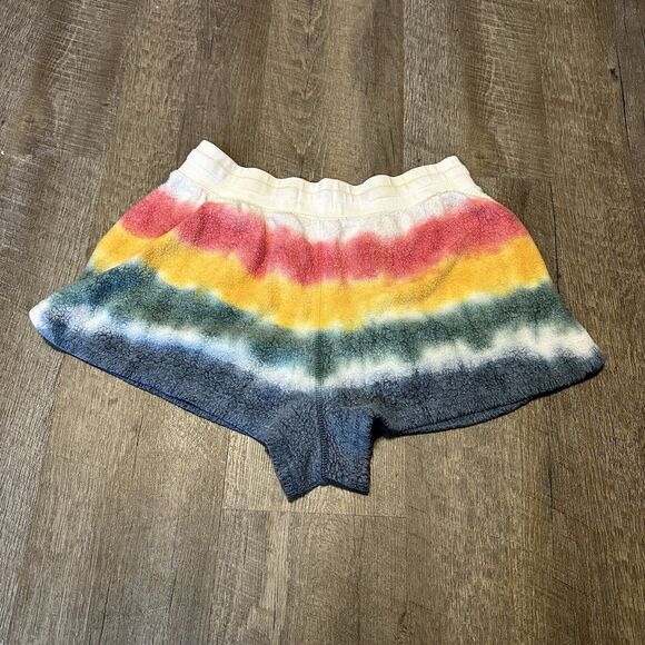 Feat Blanket Bend tie dye rainbow‎ shorts Sz M Medium Tahoe - Picture 6 of 6